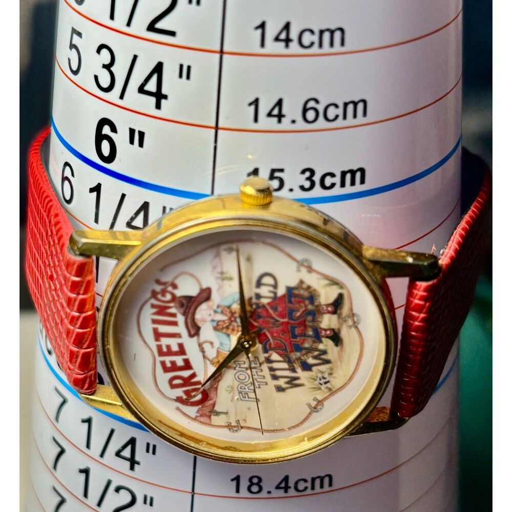 Vintage Mary Engelbreit "Wild Wild West" Unisex Watch - Picture 2 of 4